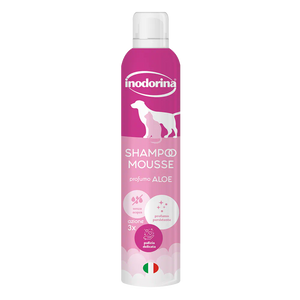 Inodorina Inodorina Shampoo Mousse Aloe Perfume - почистващ и дезодориращ мус за честа употреба без отмиване 300 мл.