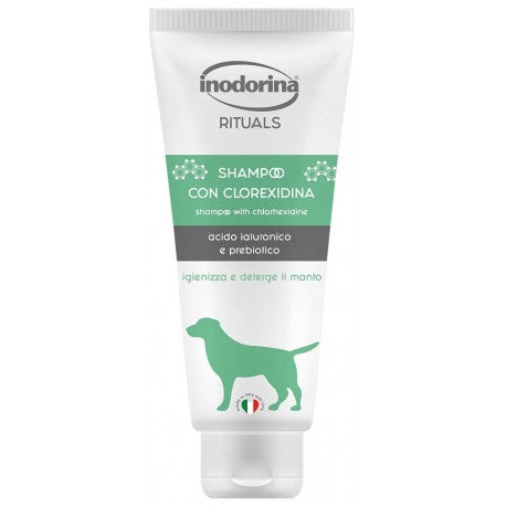 Inodorina Dog Shampooing with chlorhexidine - шампоан с хлорхексидин 250 мл.