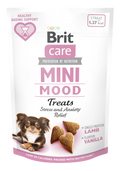 Brit Care Dog Mini Treats Mood - лакомства облекчаващи стреса и раздразнението с агнешко и ванилия  50 гр