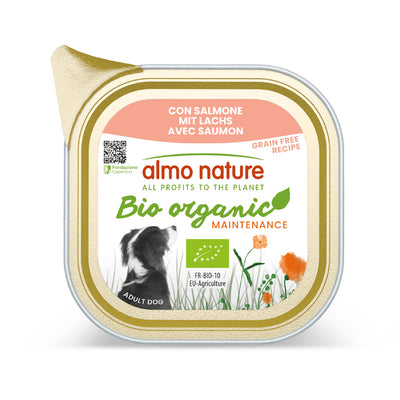 Almo Nature Bio Organic with Salmon - пастет за кучета със сьомга 100 гр