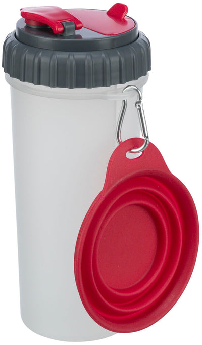 Trixie Feed and Water Containers - преносим съд за храна и вода с купичка 2 х 350 мл