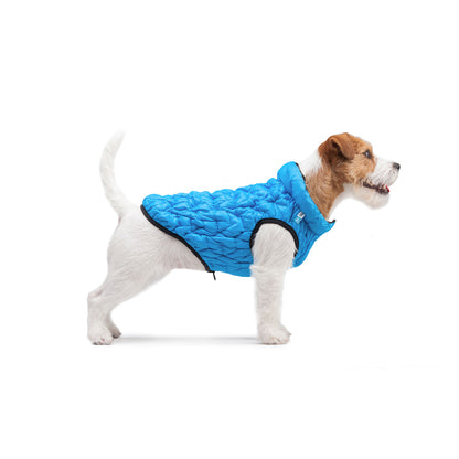 AiryVest Reversible Dog Jacket UNI Blue Black M43 - двулицево яке за кучета 40-43 см