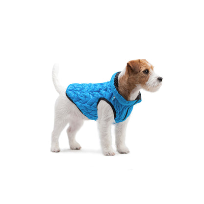 AiryVest Reversible Dog Jacket UNI Blue Black M43 - двулицево яке за кучета 40-43 см