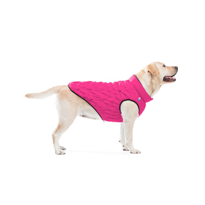 AiryVest Reversible Dog Jacket UNI Pink Black L 55 - двулицево яке за кучета 52-55 см