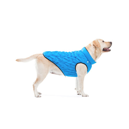 AiryVest Reversible Dog Jacket UNI Blue Black L55 - двулицево яке за кучета 52-55 см