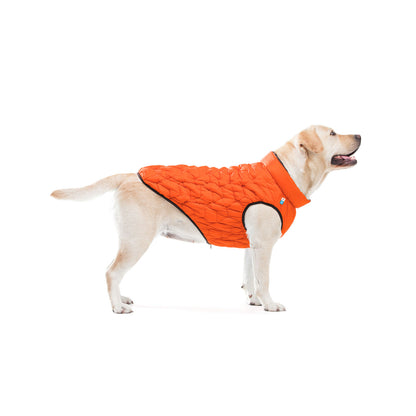 AiryVest Reversible Dog Jacket UNI Orange Black L55 - двулицево яке за кучета 52-55 см