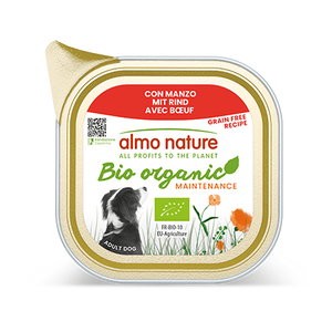 Almo Nature Bio Organic Dogs With Beef - пастет за кучета с говеждо месо 100 гр
