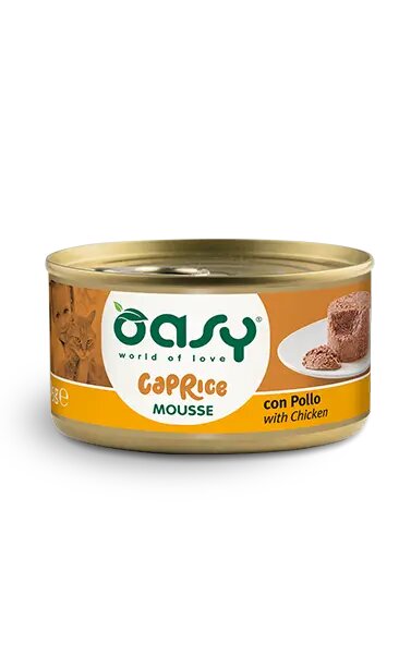 Oasy Caprice Mousse with Chicken - мус за котки с пилешко 85 гр.