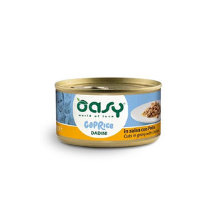 Oasy Caprice Cuts in gravy with Chicken - консерва за котки с пилешко 85 гр.