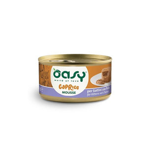 Oasy Caprice Mousse for Kittens with Chicken - мус за подрастващи котенца с пилешко 85 гр.