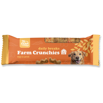 JR Farm Dog Farm Crunchies Egg and Carrot - лакомство за кучета с яйце и морков 2 x 60 г