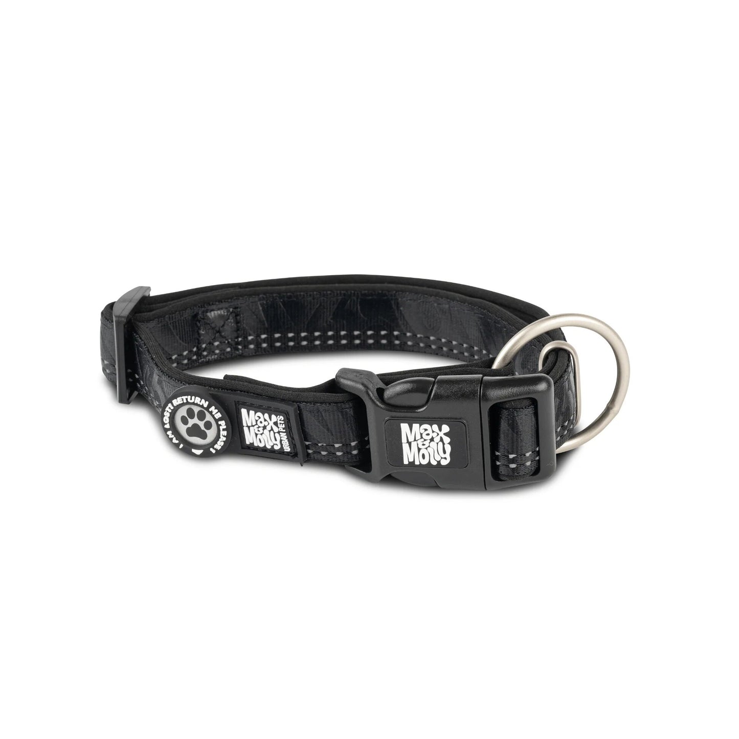 Max Molly Smart ID Collar Matrix Black - нашийник с ID чип за сигурност