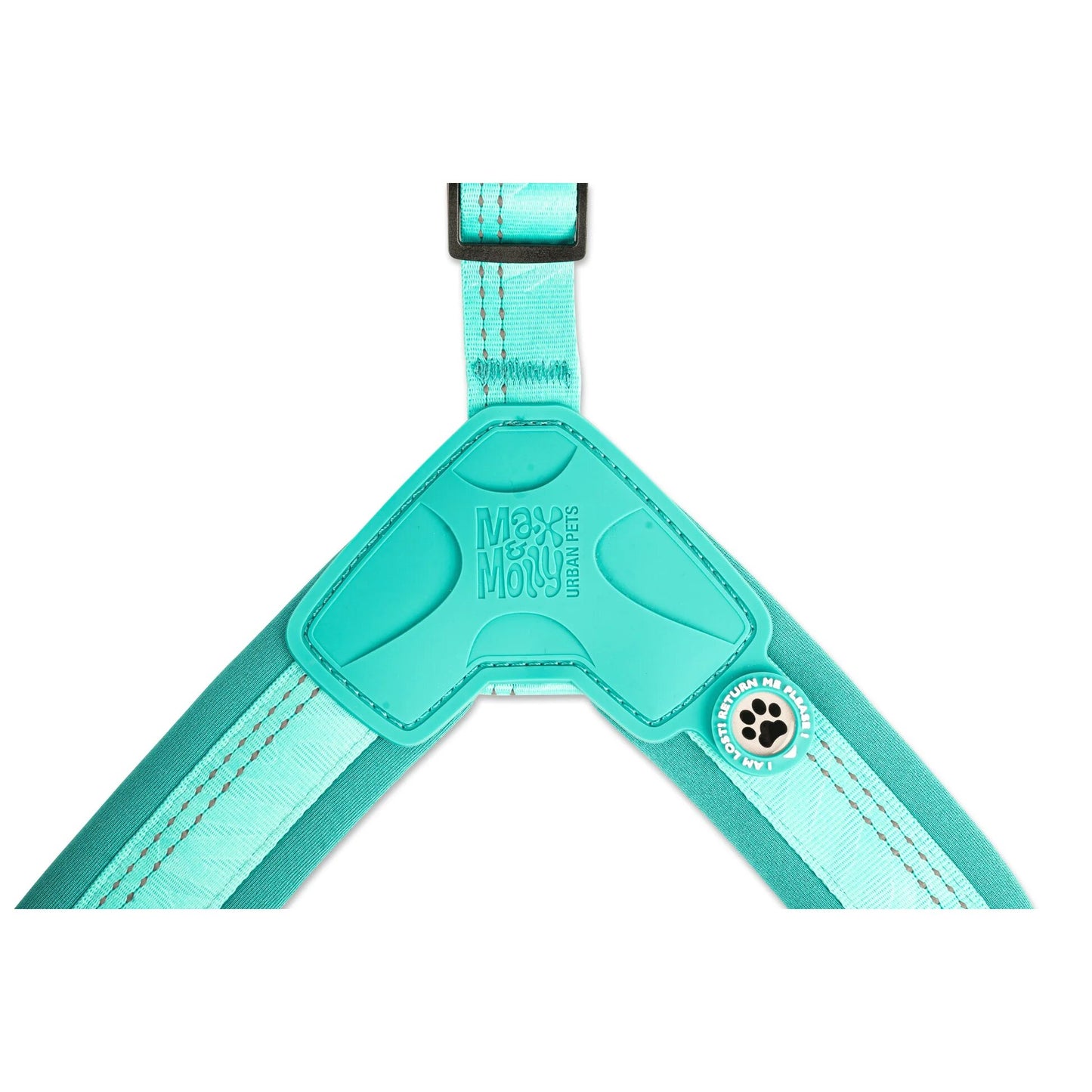 Max Molly Q-Fit Harness Matrix Turquoise - нагръдник за кучета