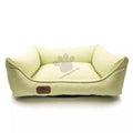 Meduza Dog Bed Eco Leather - луксозно легло от еко кожа 120 / 90 см, ментов