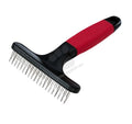 Ferplast - gro5874 - двуредов метален гребен, въртящи се зъбци 11 / 3 / 15,5 cm