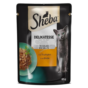 Sheba Adult Turkey - пауч за котки с пуешко месо 85 гр