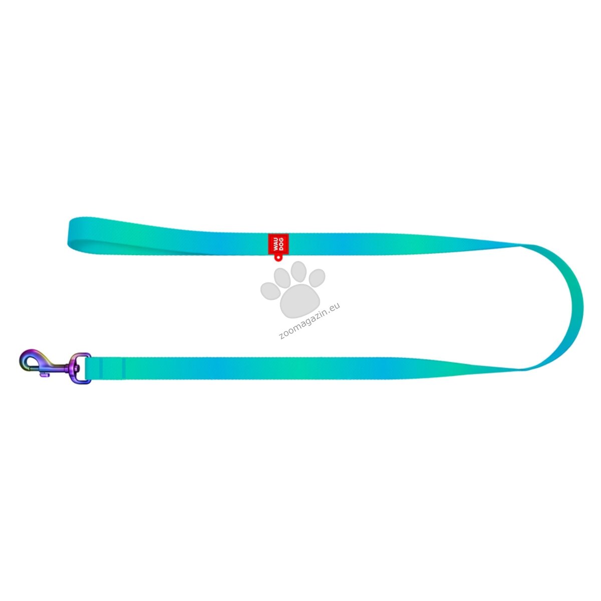 Waudog Leash Gradient Blue L / XXL - повод за куче 122 см / 25 мм