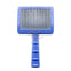 Tauro Pro Line Plastic Brush L - пластмасова четка с тънки и меки зъби 17,5 / 10,6 / 6,2 см, лилав