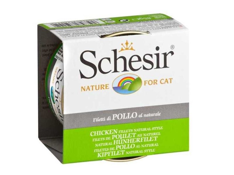 Schesir Nature Chicken fillet - пилешки филенца в желе 70 гр