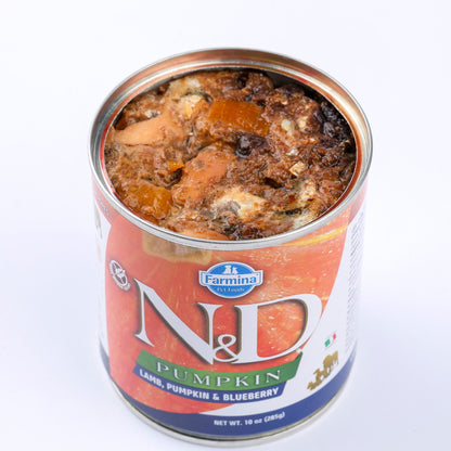 N&D Dog Lamb & Pumpkin & Blueberry - с агнешко месо, тиква и боровинки 285 гр.