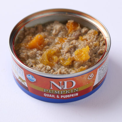 N&D Cat Quail & Pumpkin - с пъдпъдък и тиква 70 гр.