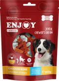 РАЗПРОДАЖБА Enjoy Carnivore Calcium Bone Chicken Chews - калциево кокалче с пилешко месо 300 гр