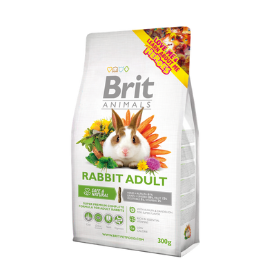 Brit Animals Rabbit Adult Complete - супер премиум пълноценна храна за зайци