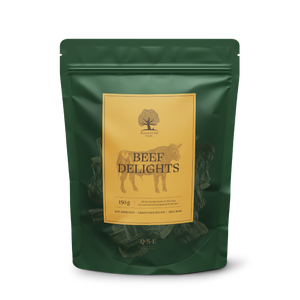 Essential Beef Delights - сушени ленти чисто телешко месо, 10 броя