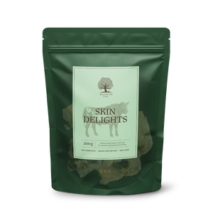 Essential Skin Delights - парчета дебела сушена кожа, 5 броя