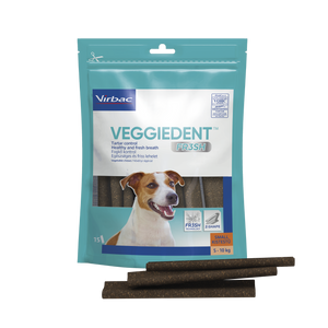 Virbac Veggiedent Fresh XS - дентални ламели за кучета до 5 кг, 15 броя