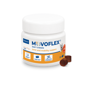 Virbac Movoflex M - хранителна добавка за здрави стави за кучета от 15 до 35 кг, 30 бр