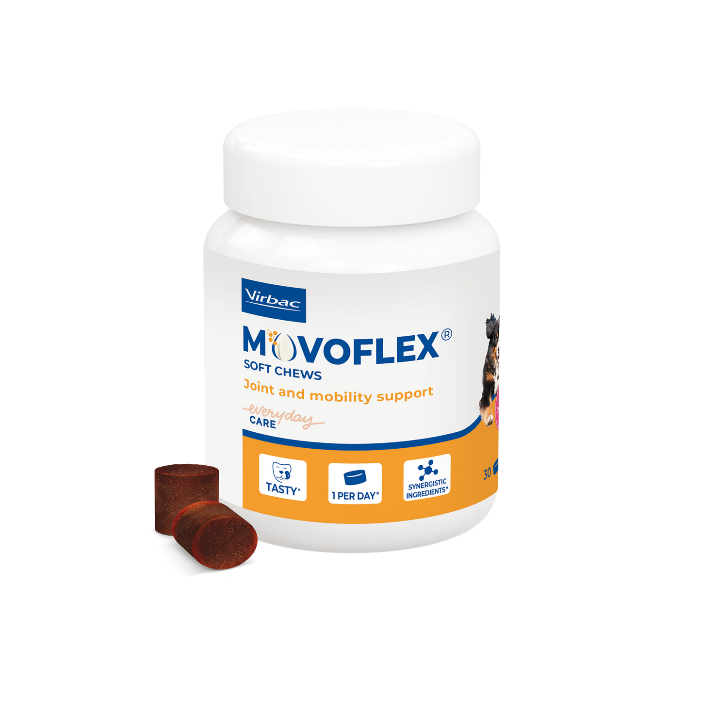 Virbac Movoflex - добавки за здрави стави за кучета