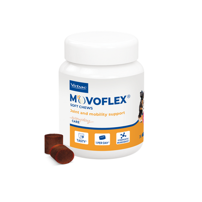 Virbac Movoflex L - хранителна добавка за здрави стави за кучета над 35 кг, 30 бр