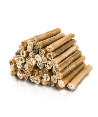 Essential Small Rolled Delights - пресована изсушена телешка кожа, 13 см/1.5 см, 10 бр.