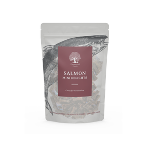 Essential Salmon Mini Delights grain free - деликатесно лакомство със сьомга, 100 грама