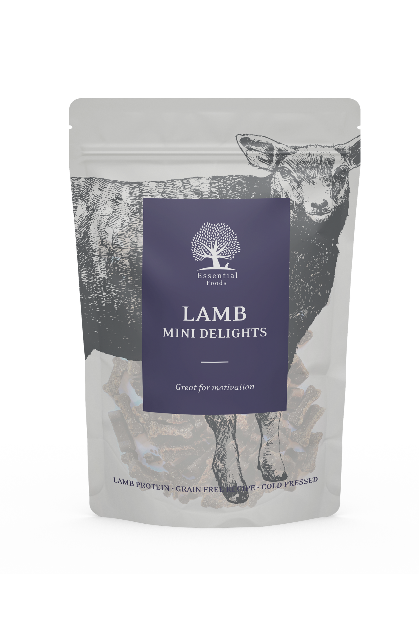 Essential Lamb Mini Delights grain free - деликатесно лакомство с агнешко месо, 100 грама