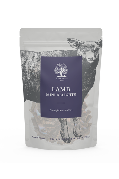 Essential Lamb Mini Delights grain free - деликатесно лакомство с агнешко месо, 100 грама