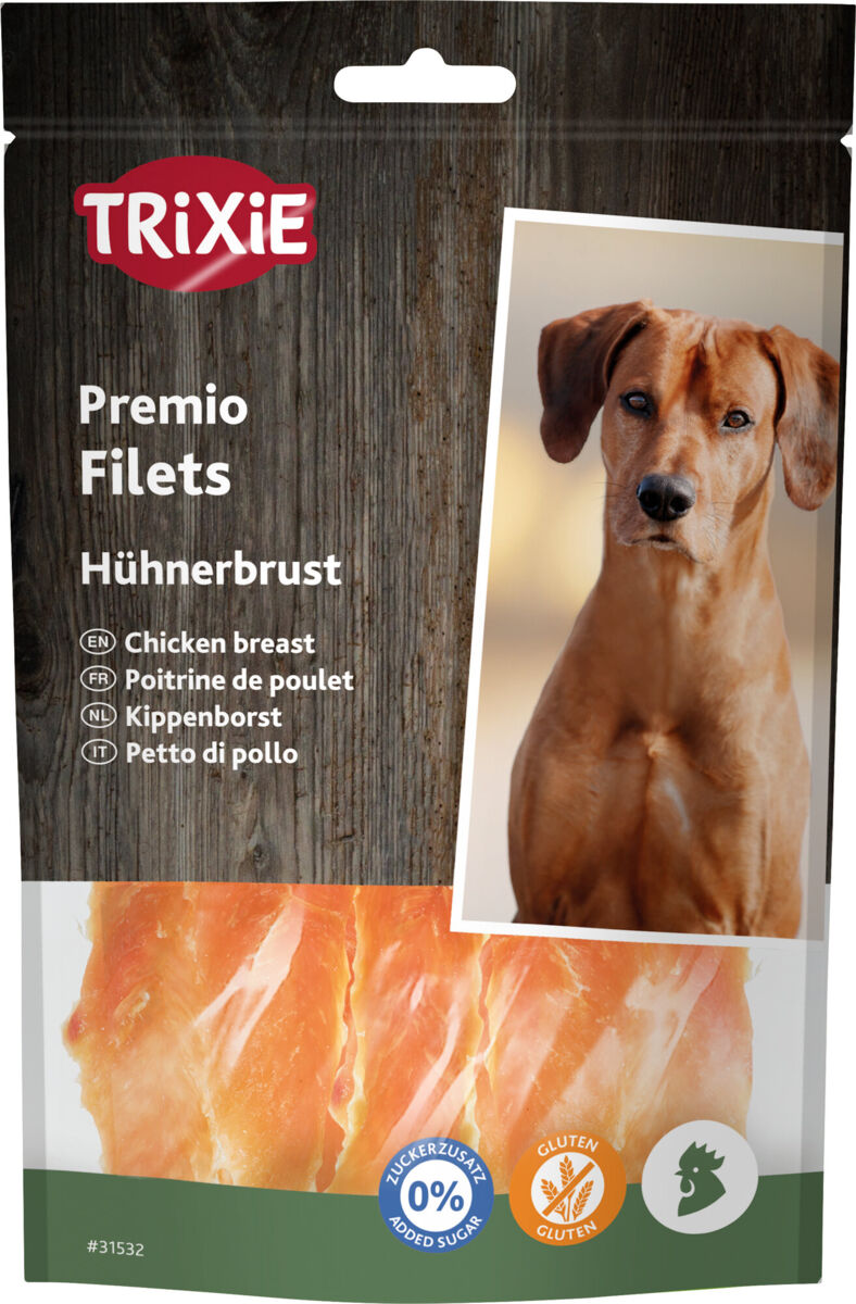 Trixie Premio Chicken Filets - деликатесно лакомство от пилешки филенца 100 гр