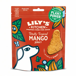 Lilys Kitchen Dog Plant Power Mango Jerky - сушено лакомство с манго 70 гр.