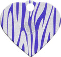iMARC Purple Zebra Heart - медальон