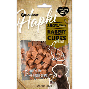 Flamingo Snacks Hapki SmallBlocks with Rabbit - лакомство за кучета със заешко месо 85 гр