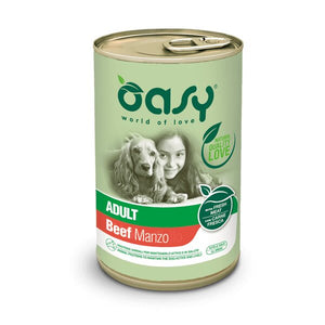Oasy Dog Pate Adult Beef - пълноценна храна за кучета в зряла възраст с говеждо месо 400 гр