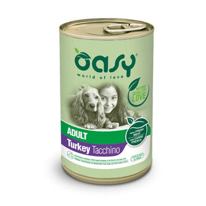 Oasy Dog Pate Adult With Turkey - пълноценна храна за кучета в зряла възраст с пуешко месо 400 гр