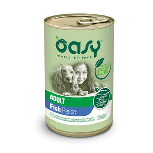 Oasy Dog Pate Adult With Fish - пълноценна храна за кучета в зряла възраст с риба 400 гр