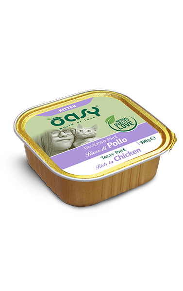 Oasy Tasty Pate Kittens Chicken - пастет за малки котенца с пилешко месо 100 гр.