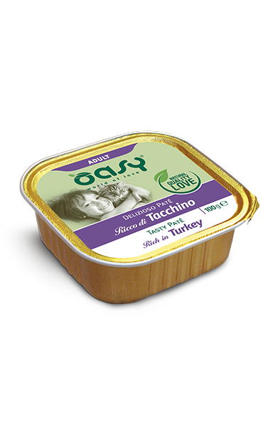 OasyTasty Pate Adult Turkey - пастет за възрастни котки с пуешко месо 100 гр.