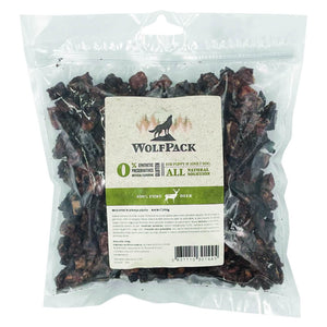 WolfPack Deer Lung Cubes - кубчета от изсушен еленски бял дроб 250 гр