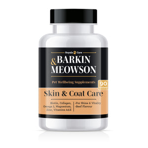 Barkin and Meowson Skin and Coat Care - хранителна добавка за кожа и козина 90 табл.