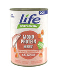 Life Natural dog Monoprotein Salmon - с месо от сьомга /монопротеин/ - 400 грама