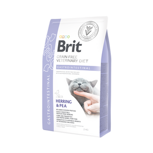 Brit VD Cat Gastrointestinal - храна за котки с абсорбционни нарушения 2 кг